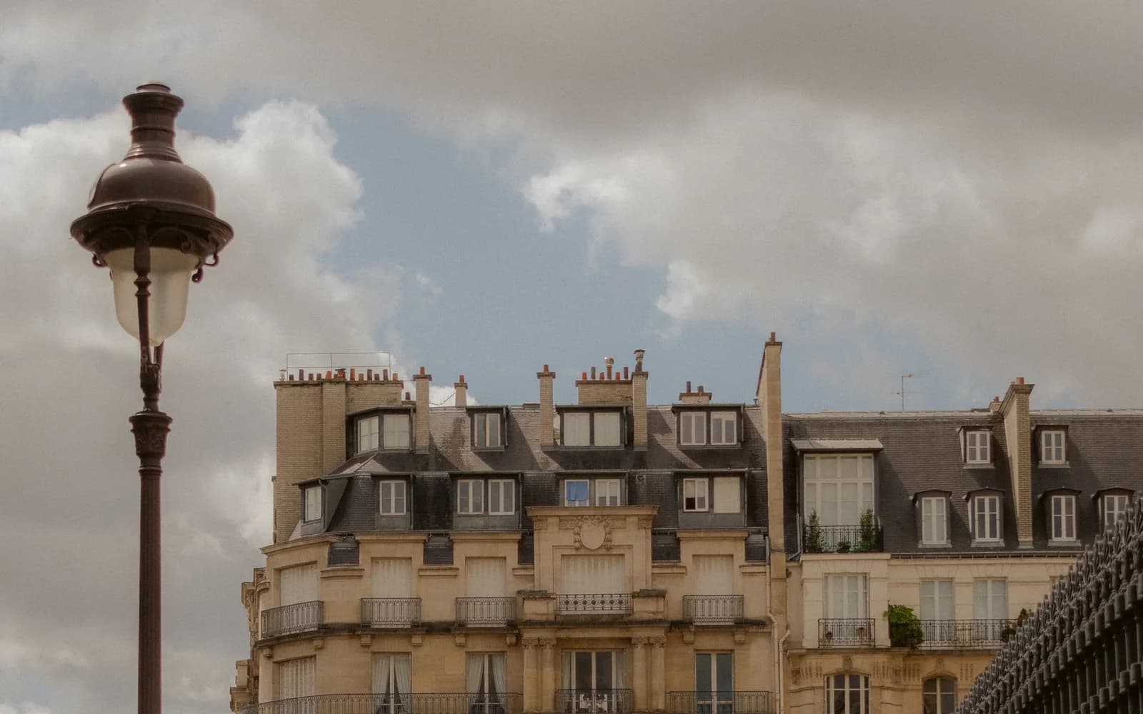 Editorial photograph: View of a Street and Buildings in Paris, France