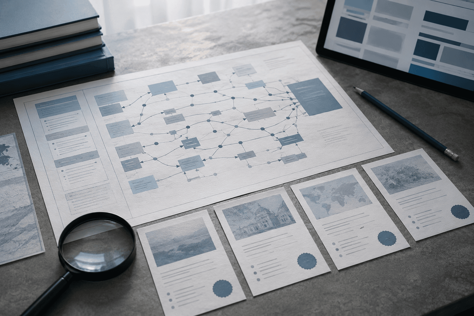 VITON13 conceptual editorial illustration accompanying Getting Quoted by ChatGPT: What AI Search Visibility Actually Costs, and What the Money Buys
