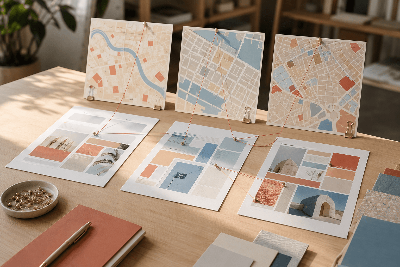 VITON13 conceptual editorial illustration accompanying Invisible on the map, competing with yourself abroad