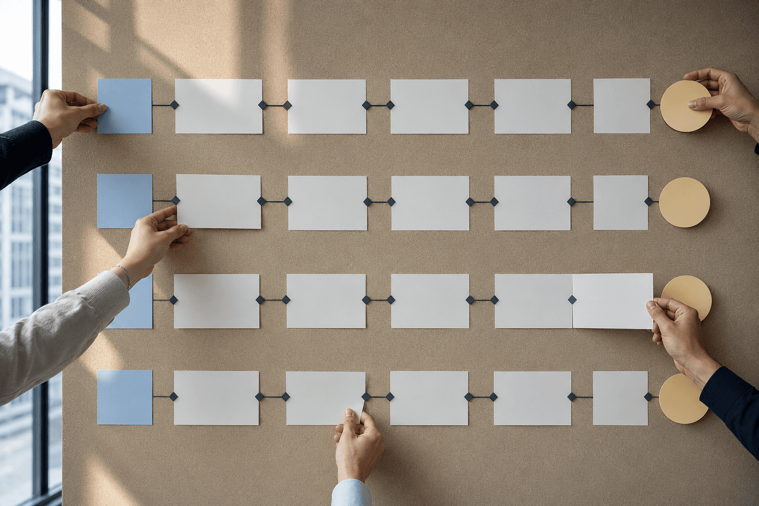 VITON13 conceptual editorial illustration accompanying A service blueprint for digital commerce beyond the checkout screen