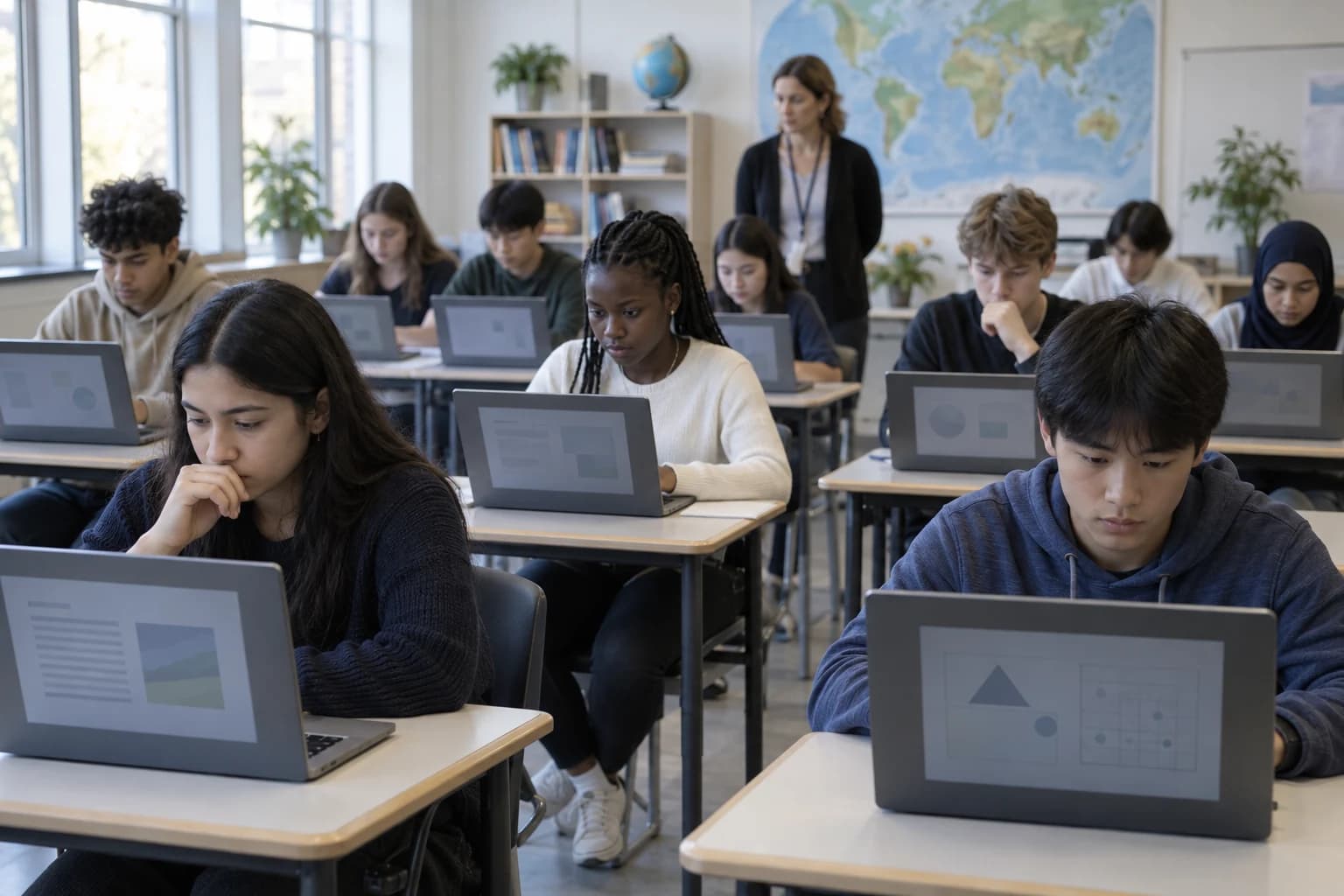 Portada de VJOURNAL para «PISA 2025 registra una fuerte caída en lectura y matemáticas sin un culpable simple»