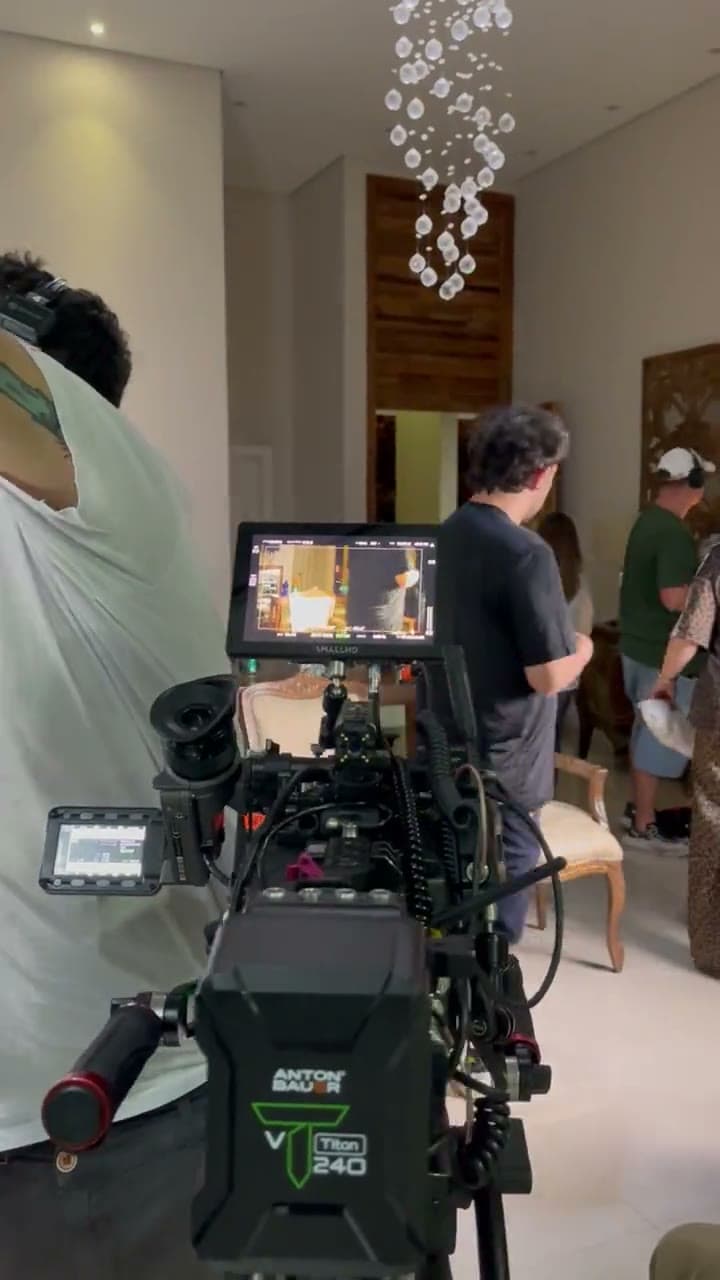 Short-form video production production scene