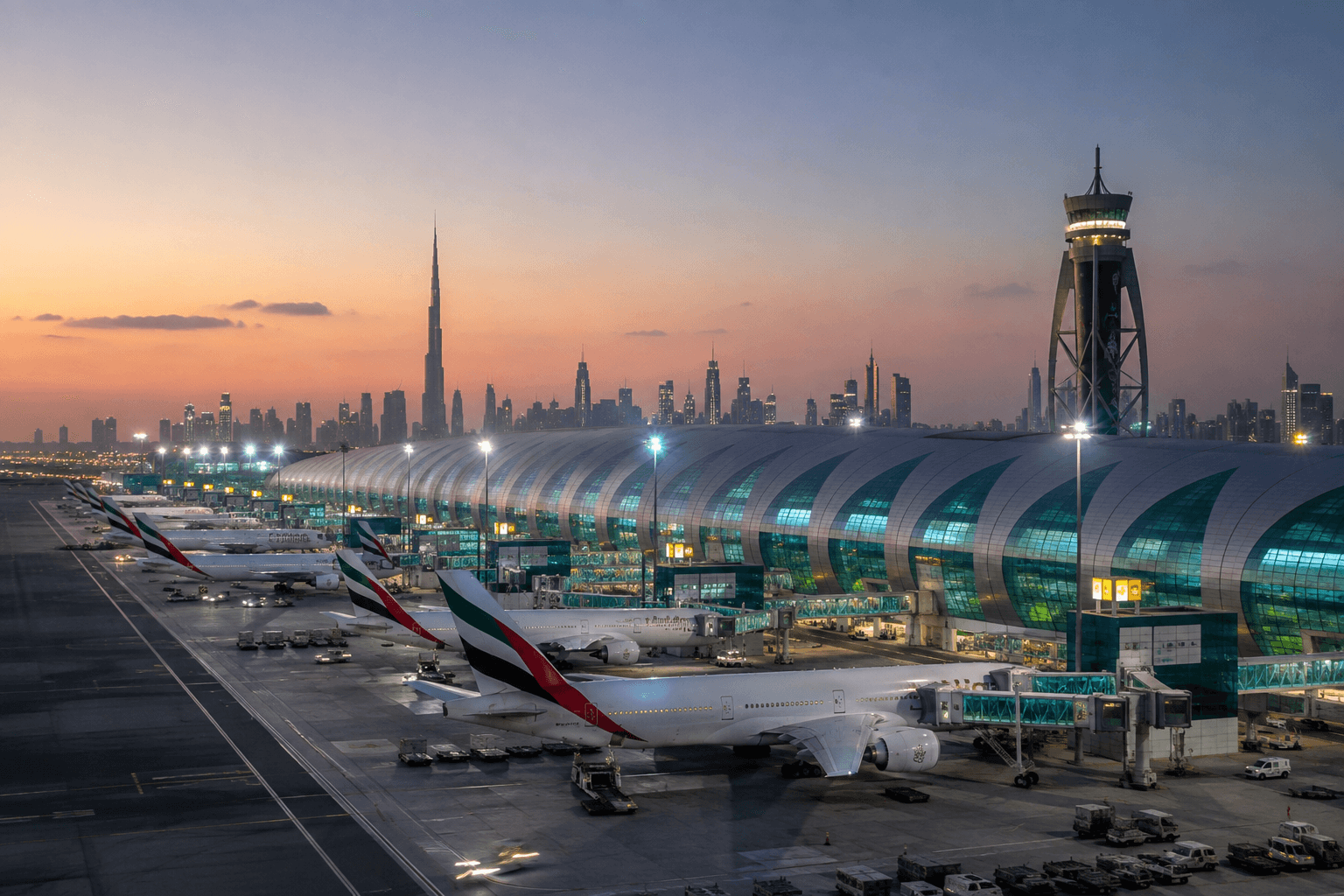 VITON13 conceptual editorial illustration accompanying Dubai and Abu Dhabi restore wider air schedules as regional disruption planning stays active