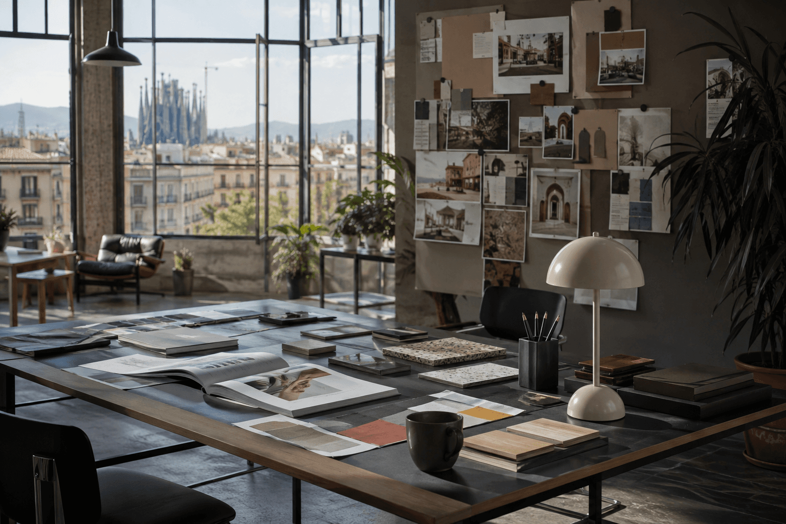 VITON13 conceptual editorial illustration accompanying Barcelona emerges as Europe's creative capital for digital design and brand-building studios