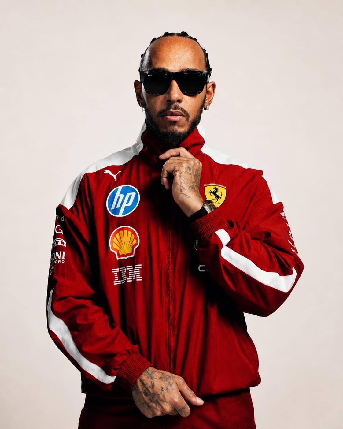 VJOURNAL editorial illustration depicting Lewis Hamilton