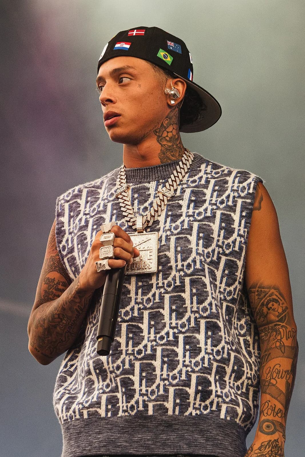 Portrait of rapper Central Cee