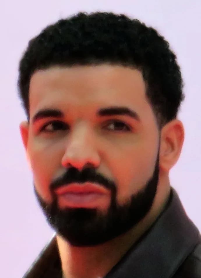 Portrait of rapper Drake
