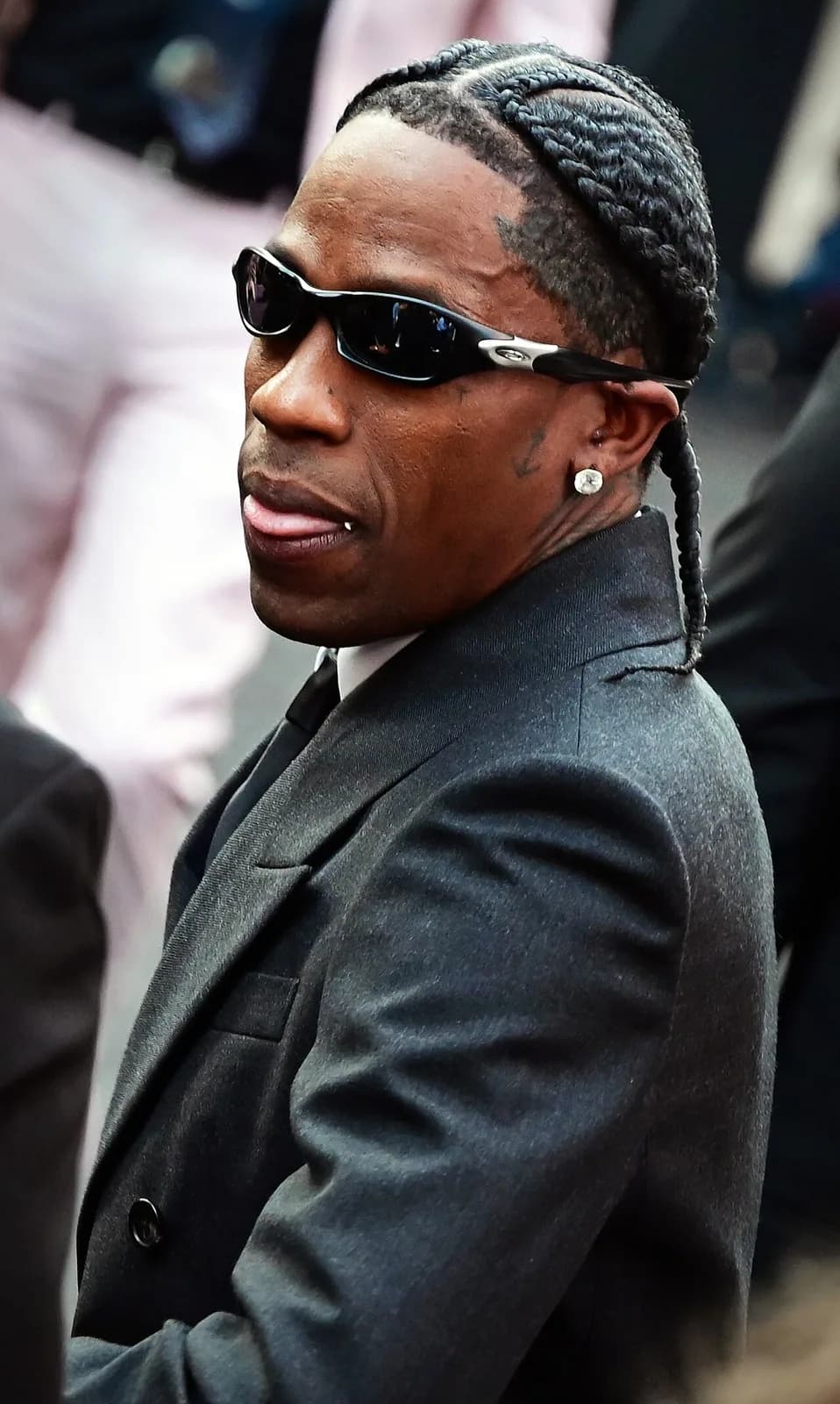 Travis Scott at the New York premiere of The Odyssey