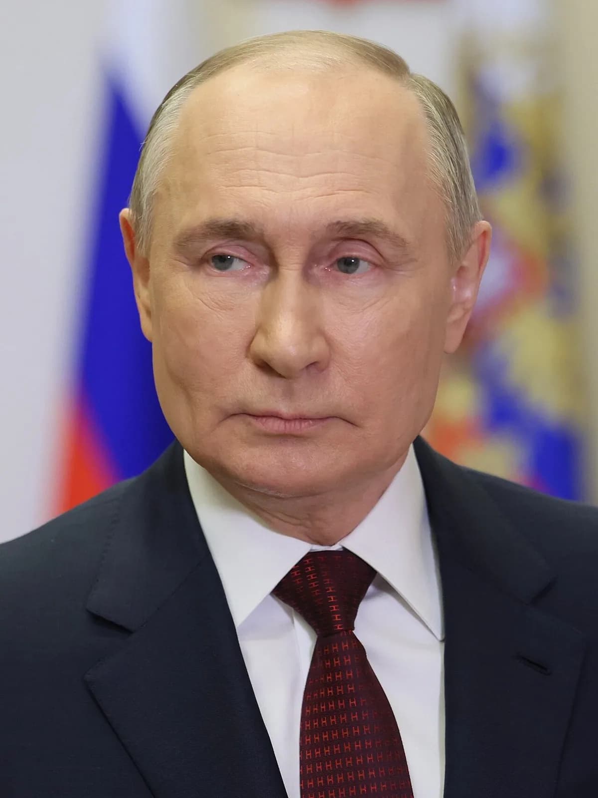 Portrait of Vladimir Putin in 2024