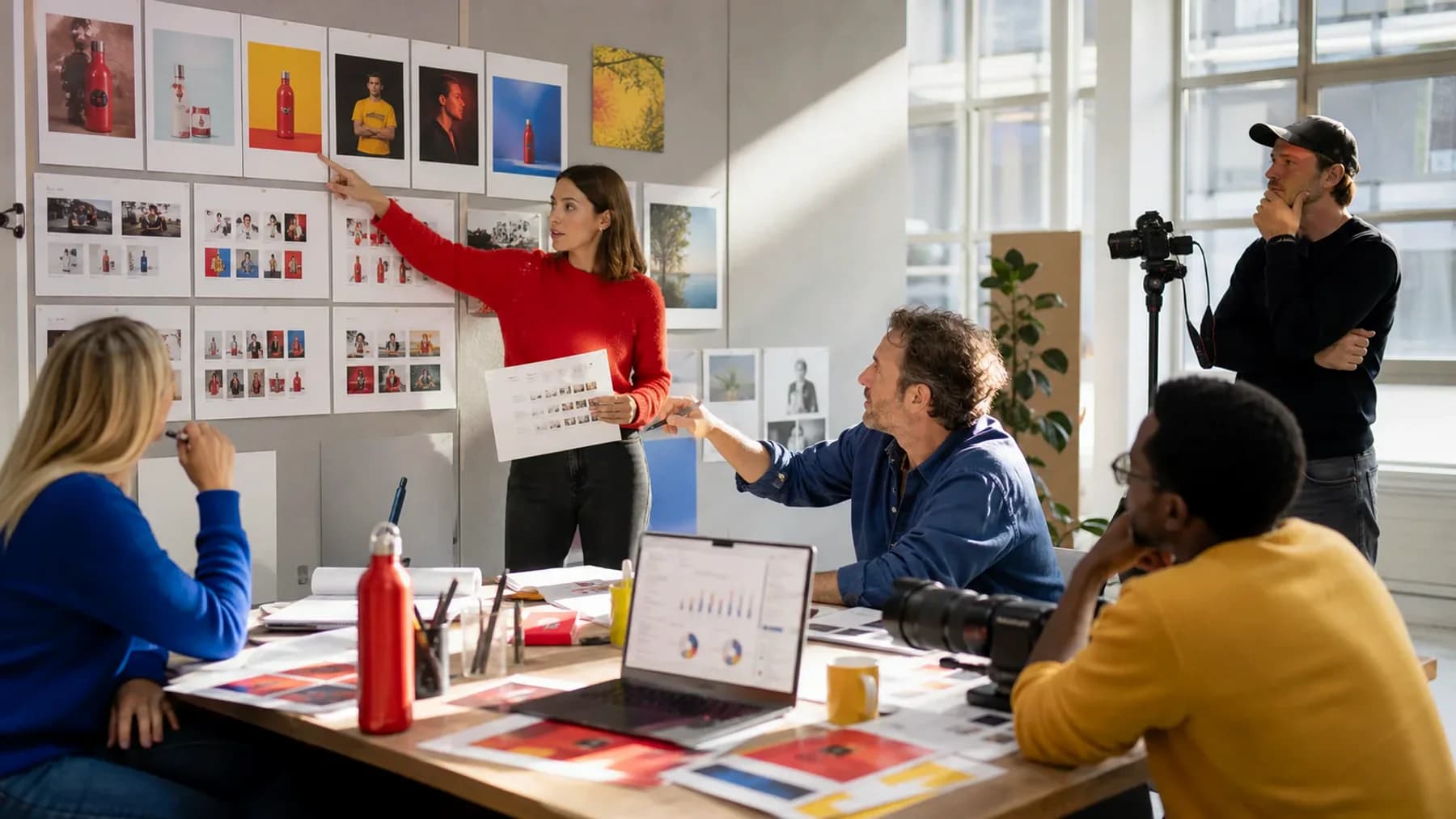 Planning? Performance advertising setup from first brief to an accepted result. A campaign team evaluating creative variants, spend controls and qualified conversions